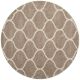 Modern Beige Plush Bedroom Rug